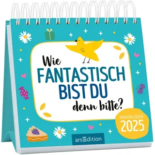 arsEdition Mini-Monatskalender Wie fantastisch bist du denn bitte? 2025