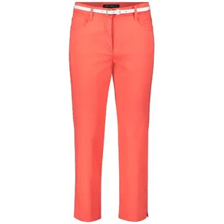 Betty Barclay Sommerhose mit Gürtel in Hot Coral | Gr.: 44