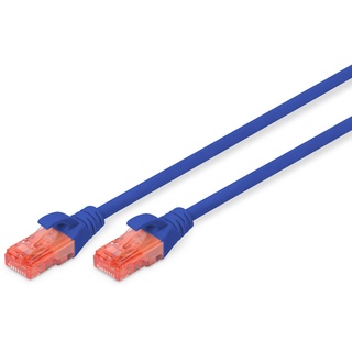 Digitus DK-1612-050/B RJ45 Netzwerkkabel, Patchkabel CAT 6 U/UTP Blau verdrillte Paare 1St.