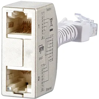 Metz BTR NETCOM Cable-sharing-Adapter Ethernet/ISDN 130548-02-E
