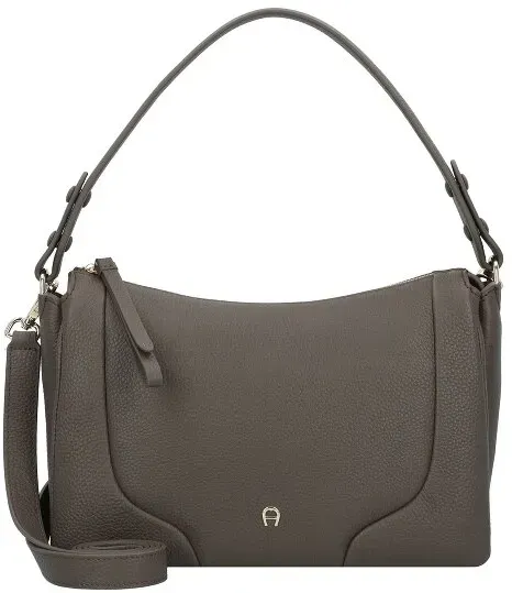AIGNER Mara Schultertasche Leder 26 cm  braun