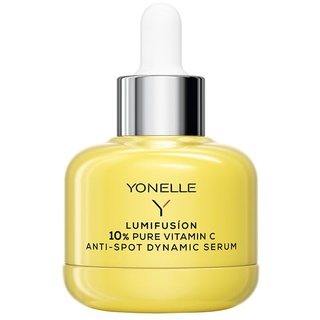 YONELLE Lumifusion Skincare Serum Gesicht mit Vitamin C 10% - Serum Gegen Verfärbungen - Collagen und Hyaluron Serum - Gesichtspflege - Moisturizer Face - Anti Aging Hyaluronic Acid Serum 30ml