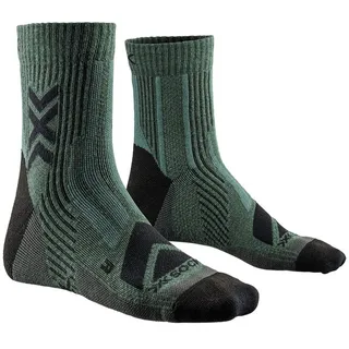 X-Socks Hike Perform Merino Socken 2 Dark Sage/Black 42-44