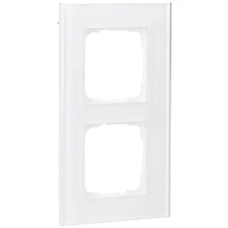 Gira Abdeckrahmen 2f. weissglas Esprit 021212