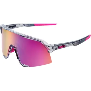 100% 100%, Damen, Sportbrille, S3 Grey Purple Multilayer Mirror Violett