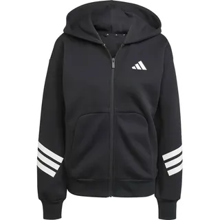Adidas Future Icons 3-Streifen Reißverschlusspullover Black S