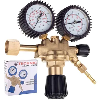 Reduzierer Stickstoff Druckminderer Druckregler 2x Manometer