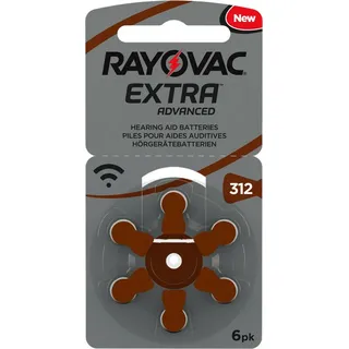 Rayovac Extra Advanced 312 PR41 6 St