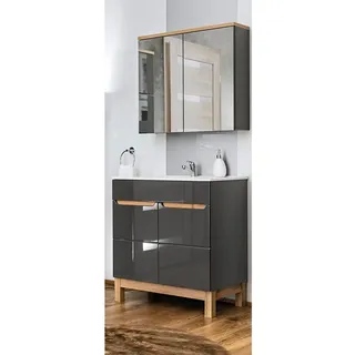 Lomadox SOLNA-56 2-tlg. Grau