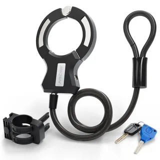 Fischer RK120/10 Schwarz Kabelschloss