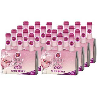 LIGHT live alkoholfrei 0,0% Wild Berry 3er Cluster (8 x 3 x 0,20 l)