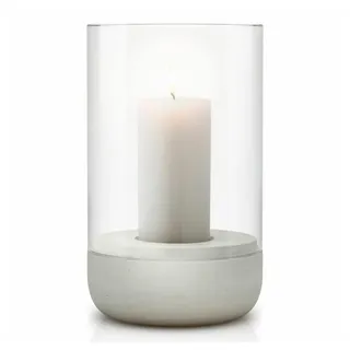 BLOMUS Windlicht Calma Stein, Marmor, Granit Grau Hellgrau S (Small)