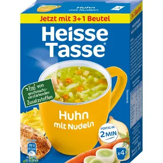 Heisse Tasse Huhn mit Nudeln« - 4x 12,2 g