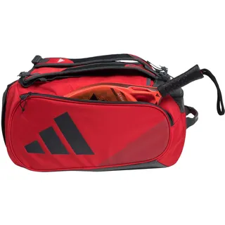 adidas Tour 3.3 Tennisschlägertasche, Rot/Schwarz