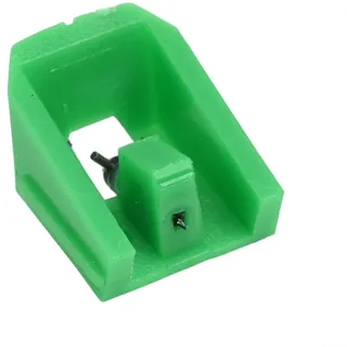 RichVibe Ersatznadel für Audio Technica VM95E für AT-LP120X Plattenspieler mit elliptischem Stift, Grün
