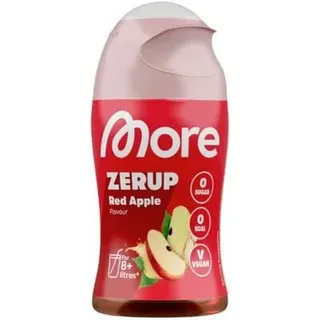More Zerup - Zero Sirup, 10 × 65 ml Flasche, Red Apple