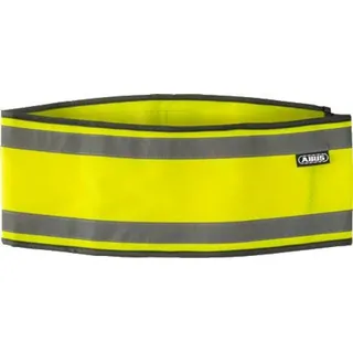 ABUS Reflektorband Lumino Reflex Wrap - Flexibles Rucksackband für bessere Sichtbarkeit beim Radfahren, Wandern, auf dem Schulweg - Gelb