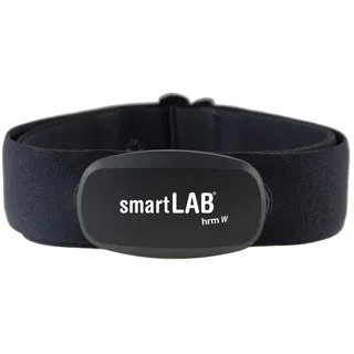 smartLAB hrm W Herzfrequenzmesser | EKG genaue pulsgurt mit Brustgurt mit Bluetooth und ANT+ Kompatible mit Garmin Wahoo Polar Apple Watch RUNTASTIC PRO STRAVA TomTom ENDOMONDO, Schwarz