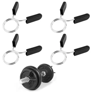 Greacesrio Hantelverschlüsse Hantel Verschluss, 30 mm, 4er-Pack Hantelklemmen für Kurzhanteln, Hantelklemmen für Kurzhanteln, Gewichtheben, Hantelbefestigung, Federklemme, Hantel