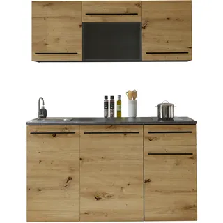 Küchenblock mit E-Geräten JAZZ SINGLE Z 160 - braun