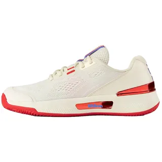 Wilson Intrigue Pro Uso Allcourt-schuhe - Tofu / Infrared / Amparo Blue - EU 40
