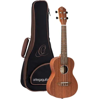 Ortega Guitars Konzert Ukulele Akustisch – Timber Series – Inklusive Gigbag – Sapele, Natur (RFU11S)