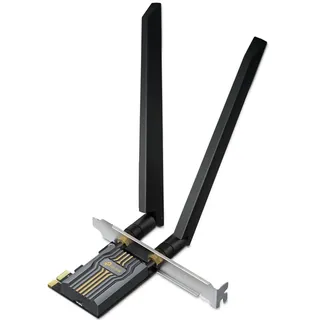 TP-Link Archer TBE400E WLAN-Karte für PC, Tri-Band BE6500 Wi-Fi 7 Bluetooth 5.4 PCIe Adapter, WPA3, Low-Profile-Halterungen, nur für Windows 11 (64-Bit)