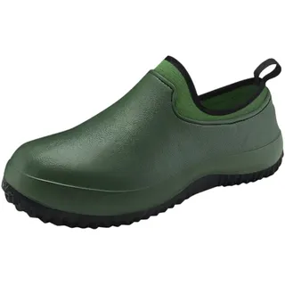 ticticlily Gummistiefel Gefüttert Herren Leichte Kurze Gartenschuhe Regenstiefel Winter A Grün 48 EU - 48 EU