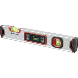 TOOLCRAFT TO-7337448 Digitale Wasserwaage mit Magnet 400 mm 360° 1.0 mm/m
