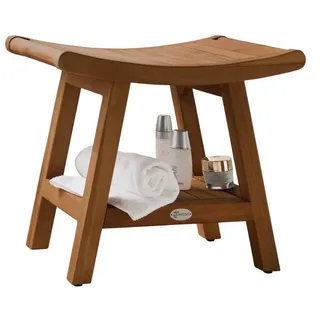 Destiny Badhocker SPA & LIVING Japan Style mit Ablagefach 52x35x45 cm Teak