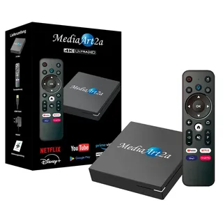 MediaArt Mediaart-2a PRO 4GB 32GB Quad Core Android Smart TV Box Media Player WLAN LAN