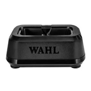 WAHL Single Power Station Ladegerät für Wahl-Grooming-Tools - 4 Aufsätze inklusive - Flexible und Bequeme Aufladung - Schwarz