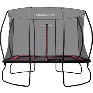 Hudora 4square Trampolin 215 x 305 cm inkl. Sicherheitsnetz schwarz