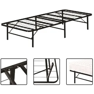 i-flair Gästebett 90x200 cm, klappbares Metallbett aus stabilem Metall – alle Größen