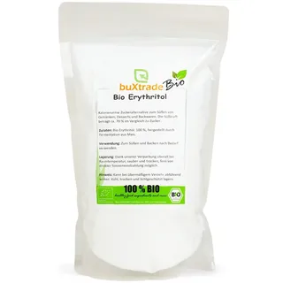 buXtrade Bio Erythritol Erythrit 1 kg Pulver