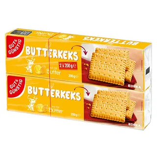 Gut&Günstig Butterkeks Kekse 400,0 g