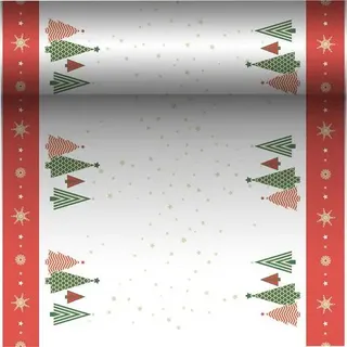 "PAPSTAR Weihnachts-Tischläufer \"Plain Christmas Trees\""