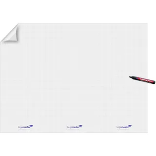 Legamaster Flipchart-Folie Magic-Chart Flipchart kariert 90,0 x 120,0 cm, 15 Blatt