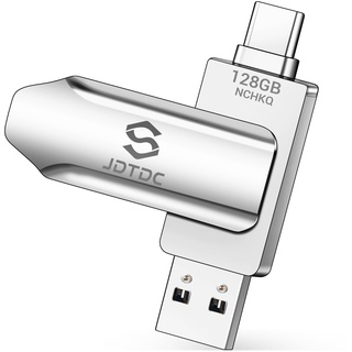 JSL JDTDC 128GB iPhone-15/16-USB-C-Stick Automatisches Backup Stick für iPhone Fotos Videos Kontakte iPhone-Flash-Laufwerk iPhone-16-Speicher iPad-Foto-Stick Type-C Stick Für iPhone 15/iPad/Android/PC