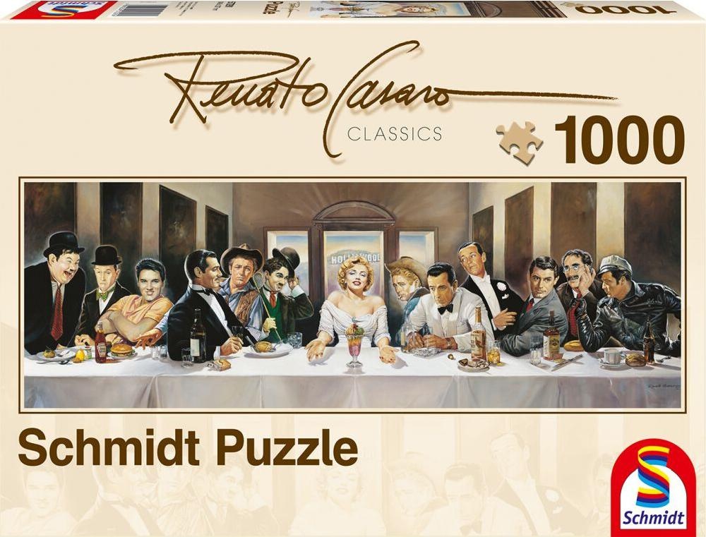 Schmidt Spiele Dinner der Berühmten Panorama (1000 Teile)