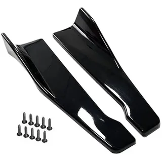 VeroCh 2PCS Auto ABS Seitenschweller, Für Opel Corsa F Corsa-e MJ22 Corsa Edition 2019-2024 (48cm) Seitenschürze Extension Kratzfest Seitenrock Splitter Anti-Collision Diffusor Car Zubehör