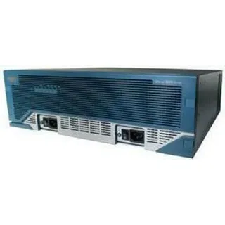 Cisco 3845, 10, 100, 1000 Mbit/Sek, 10/100/1000Base-T(X), Ethernet (RJ-45), IOS, 128-bit AES, 192-bit AES, 256-bit AES, 3DES, DES, 3U - Schwarz/Blau/Silber