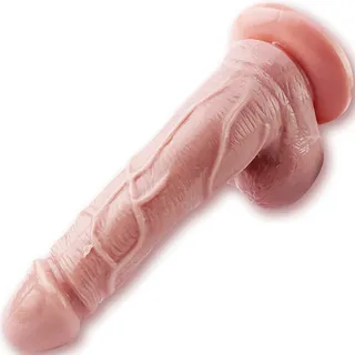Realistische Dildos 15cm 3⌀cm TPR dildo mit saugnapf Realistischer Dildo dildo frauen beige Dildo Saugnapf penis didlo mit Ausbuchtungen dildo für frauen Naturgetreuer Look soft dildo FOPS D34
