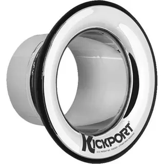 Kickport KP2-WH Bassdrum Kick-Booster Weiss (Kick Pedal), Zubehör Instrumente, Weiss
