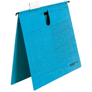 Falken Hängehefter UniReg, 230g/m2-Kraftkarton, kaufm. Heftung blau