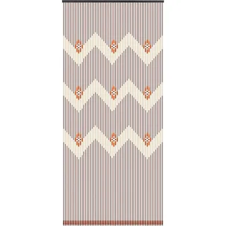 KAPIPALA 90x195cm Tür Perlenvorhang, Bambus Holz Perlenvorhang, Türöffnung Perlenschnur Vorhang -Handarbeit Natur Türvorhang Fadenvorhang, für Veranden, Flure, Schlafzimmer