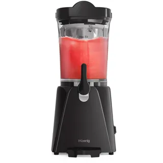 h.koenig GRT60 - Slush Maschine 1L, Hausgemachte Granitas, Schnelle Zubereitung, Kompakt und einfach zu bedienen, Abnehmbarer Behälter, 20W - Eisgekühlte Getränke, Granita, Sirup, Säfte, Sodas