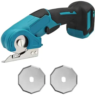 Kartonschneider Elektrische Schere Kompatibel mit Makita 18V Batterie, Akku Universalschere mit Sicherheitssperre für Handwerk zum Schneiden von Karton Leder Teppich (ohne Akku)