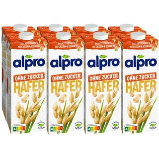 ALPRO Haferdrink ungesüßt 8 Stück à 1 Liter, 8er Pack