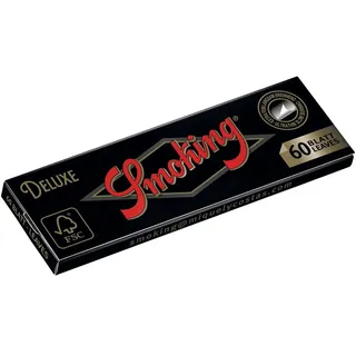 Smoking Deluxe Regular kurze Blättchen ultra dünn 60 Blatt 25 Heftchen